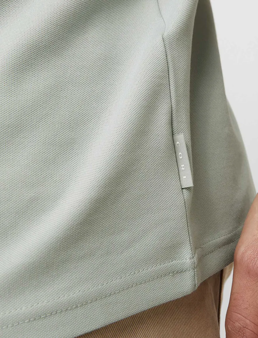 poloshirt korte mouw grijs Jack & Jones