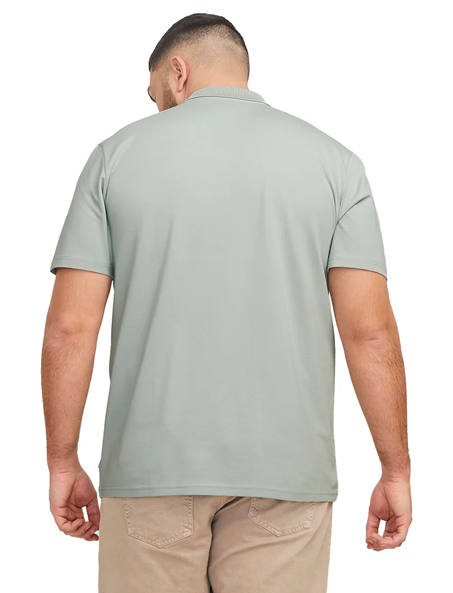 poloshirt korte mouw grijs Jack & Jones