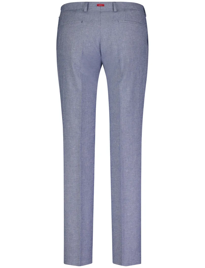 Roy Robson pantalon mix en match blauw gemeleerd slim fit