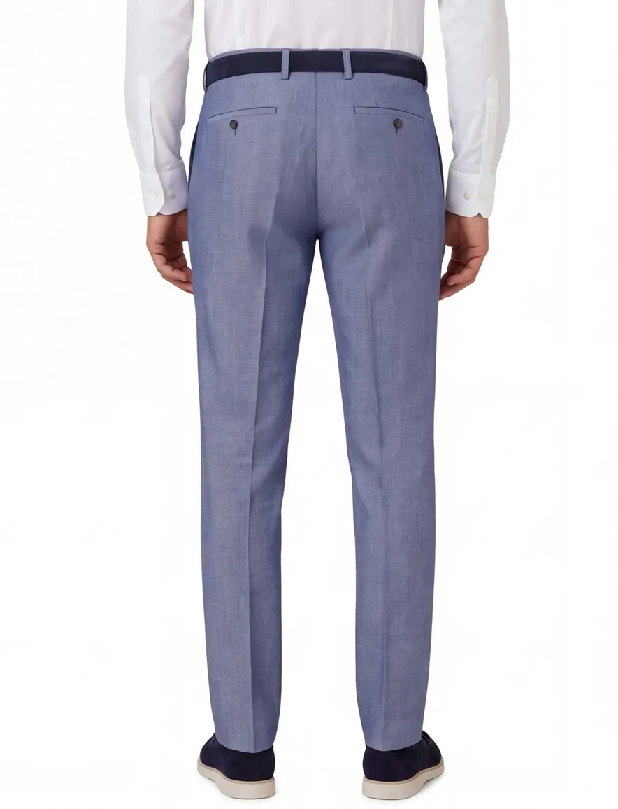 Roy Robson pantalon mix en match blauw gemeleerd
