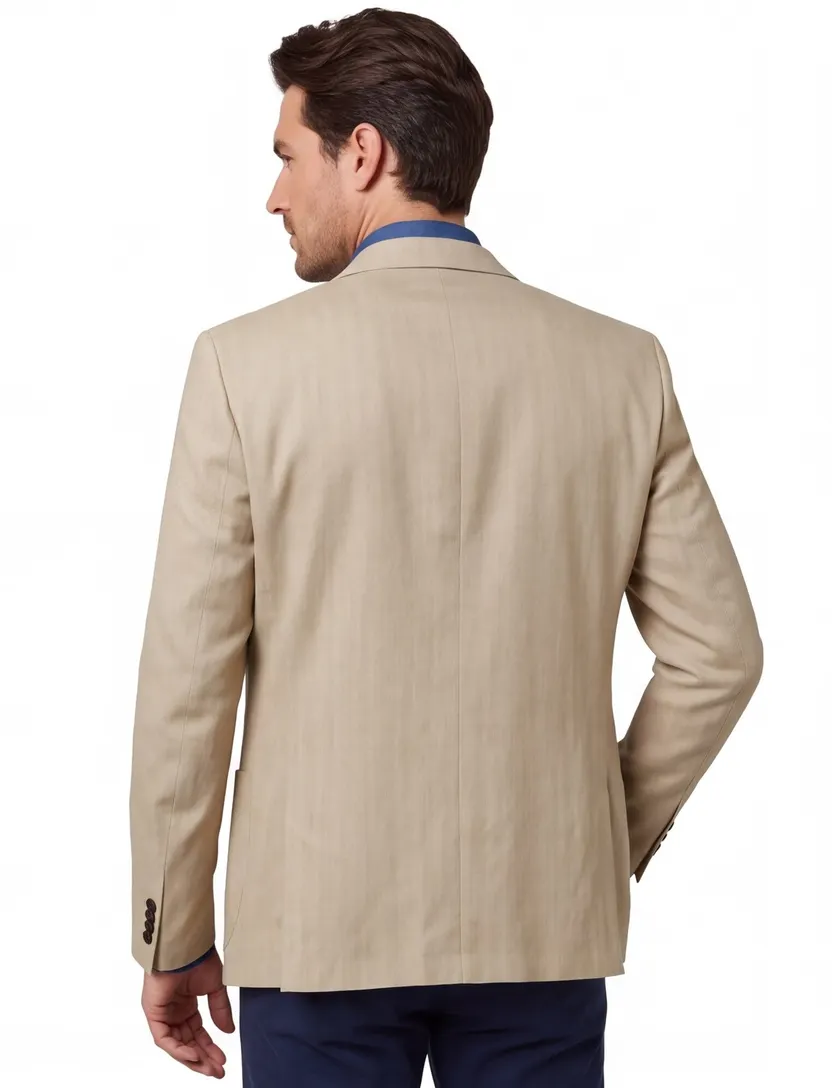 Roy Robson colbert beige linnen