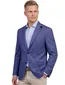 Roy Robson colbert effen regular fit blauw linnen