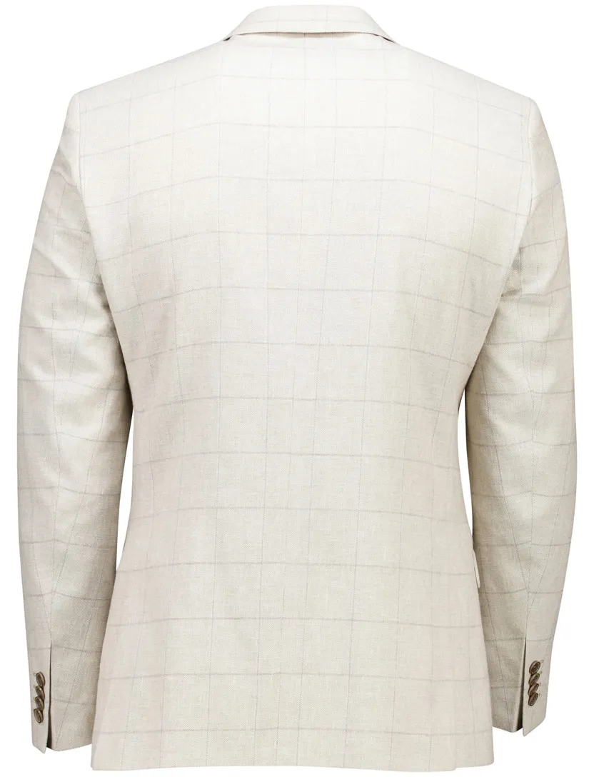 Roy Robson colbert beige Kostuum mix and match katoen slim fit