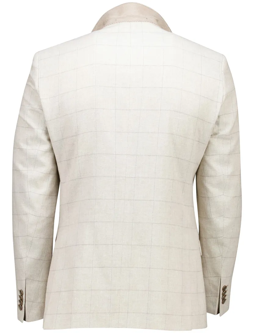 Roy Robson colbert beige Kostuum mix and match katoen slim fit