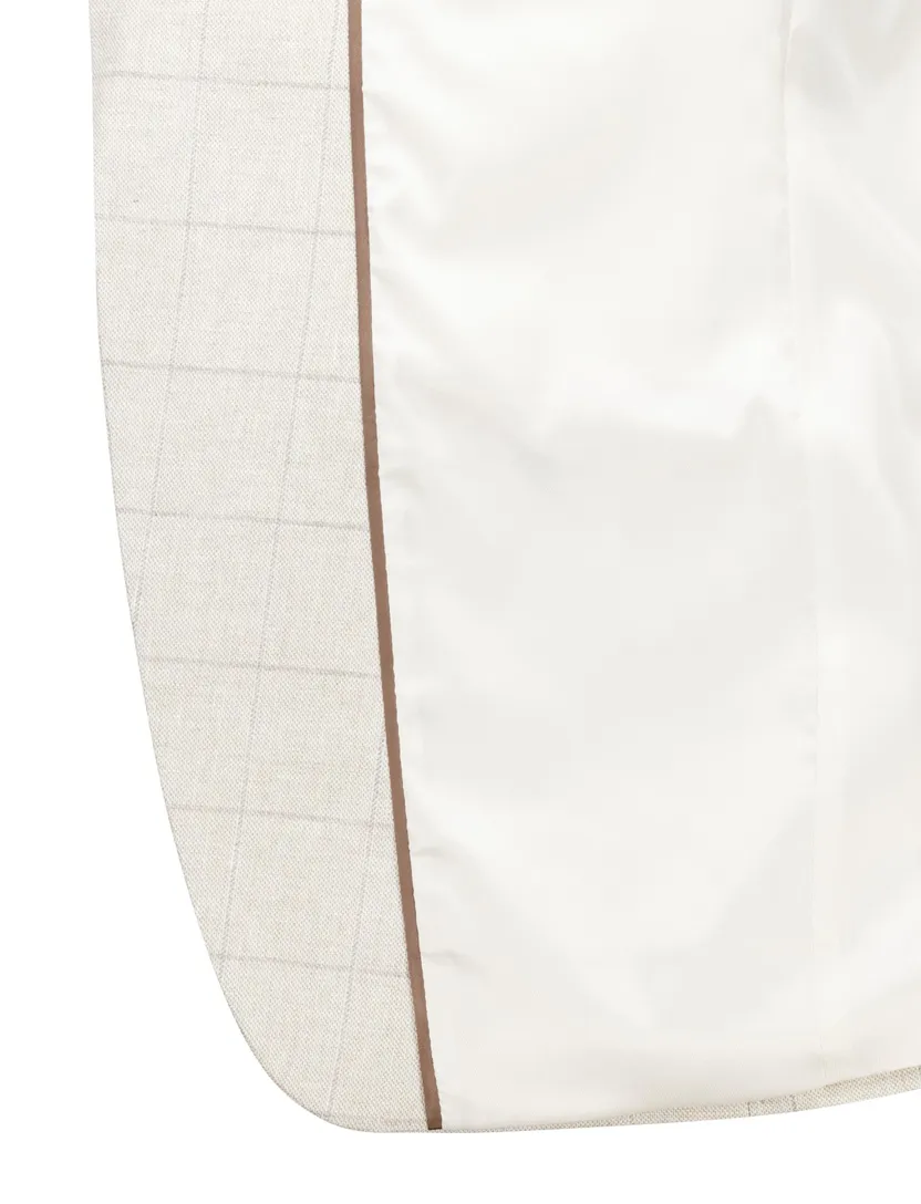Roy Robson colbert beige Kostuum mix and match katoen slim fit