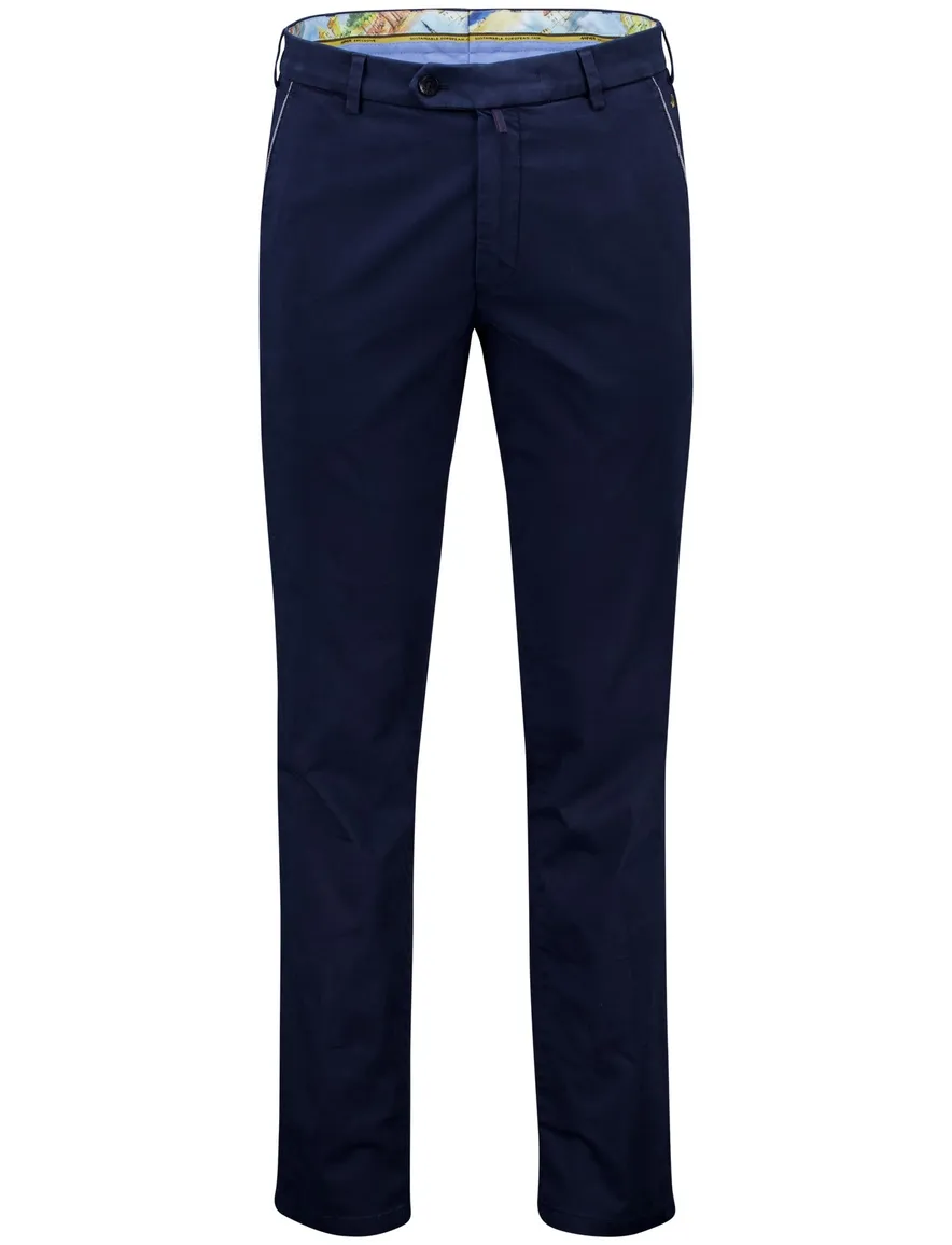 Meyer New York pantalon donkerblauw katoen