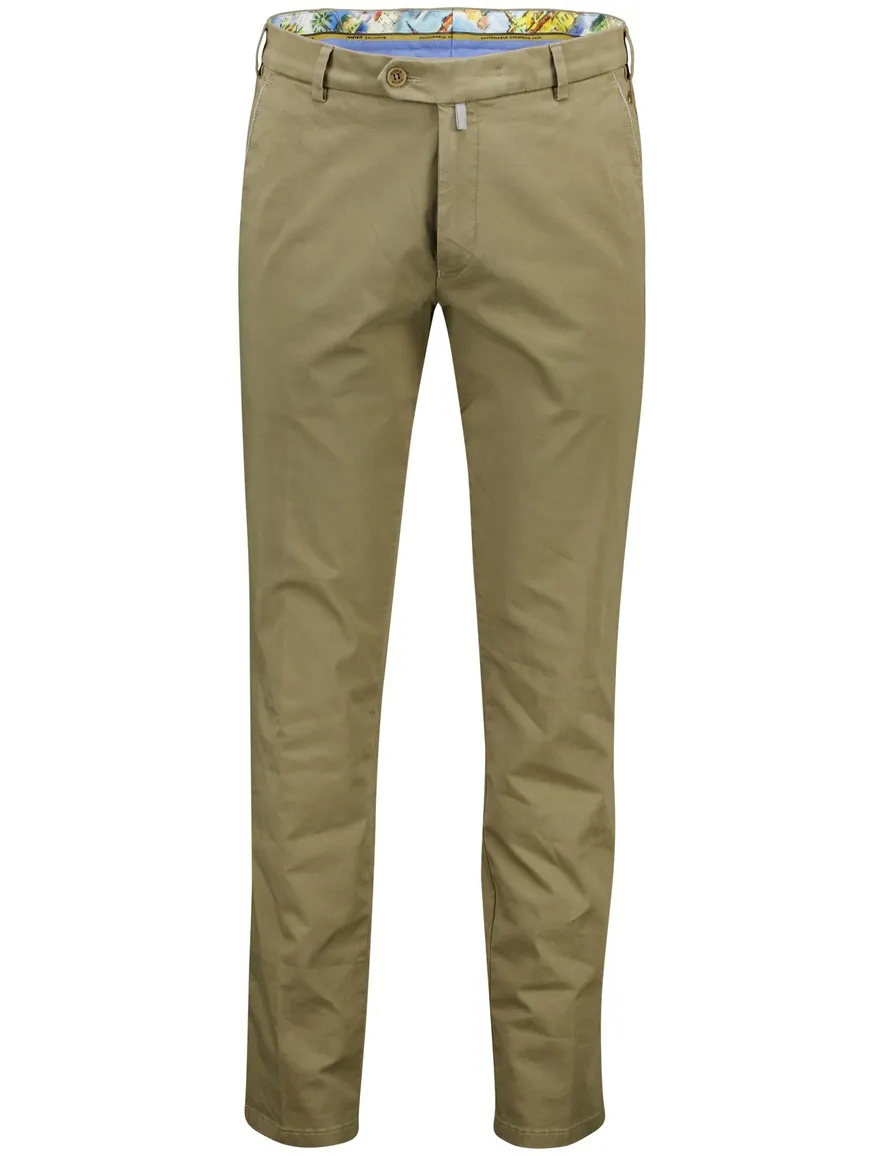 Meyer new york pantalon katoen bruin flatfront