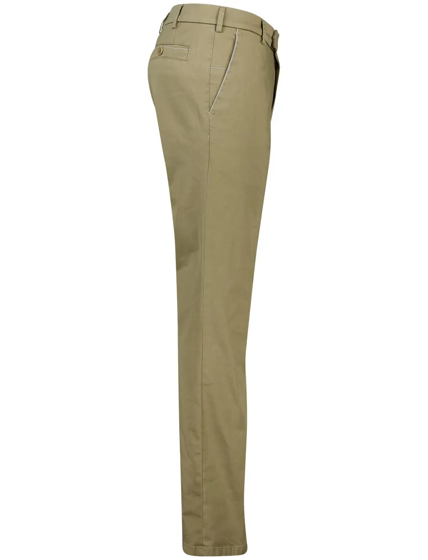 Meyer new york pantalon katoen bruin flatfront