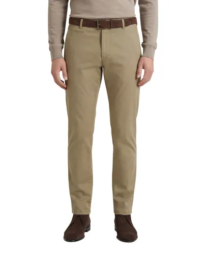 Meyer Meyer new york pantalon katoen bruin flatfront