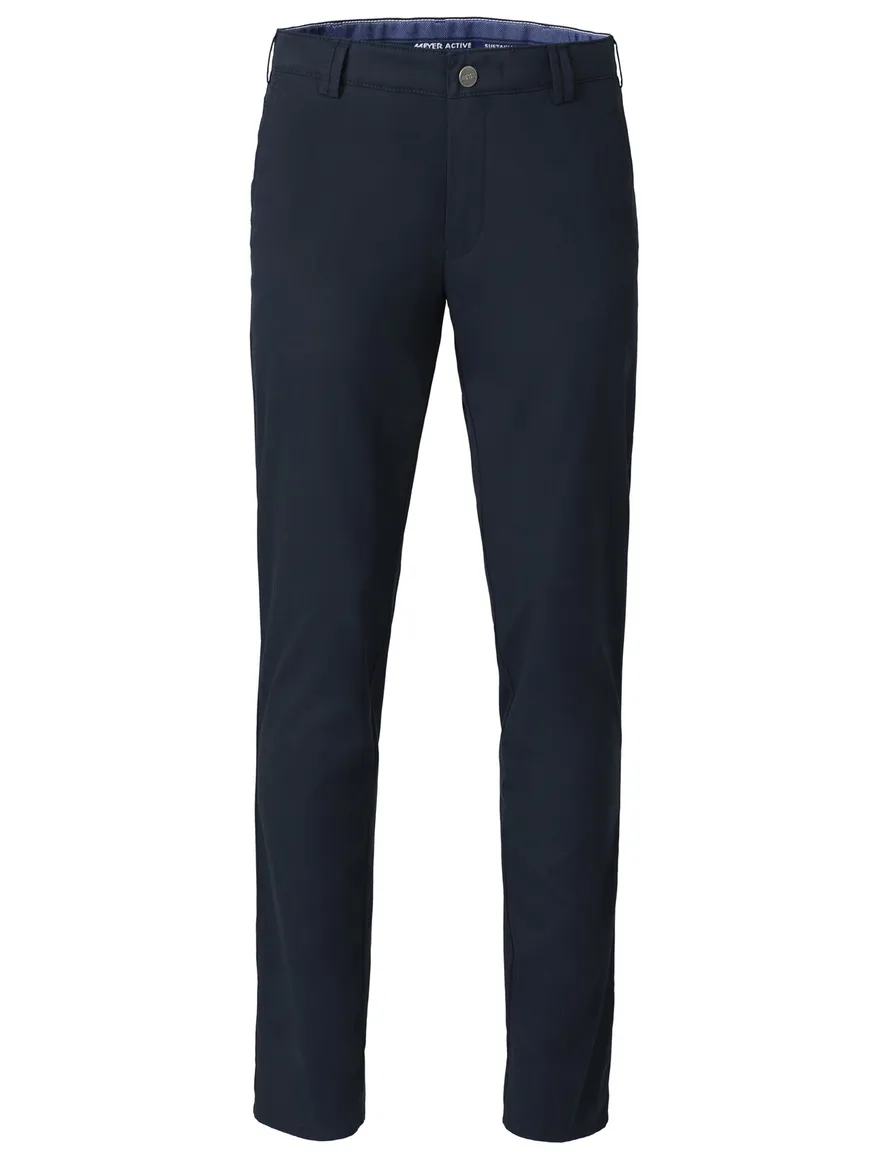 katoenen broek donkerblauw Meyer Bonn
