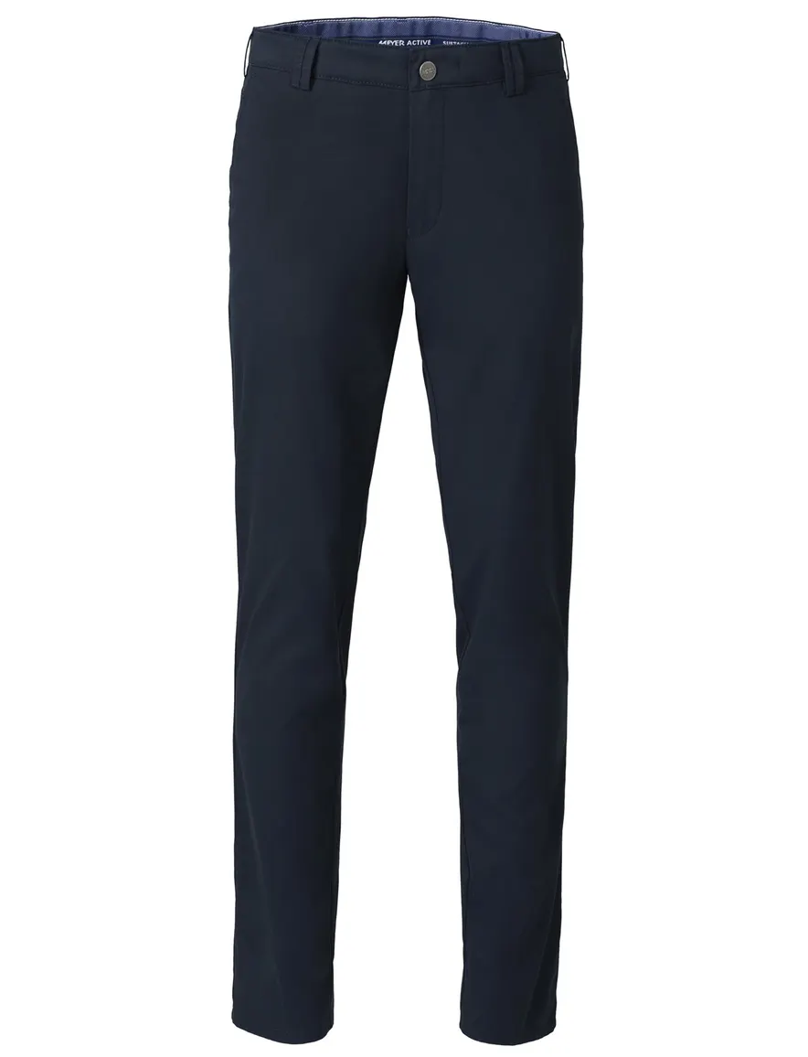 Meyer Bonn katoenen broek donkerblauw