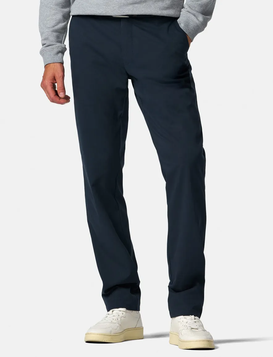 katoenen broek donkerblauw Meyer Bonn