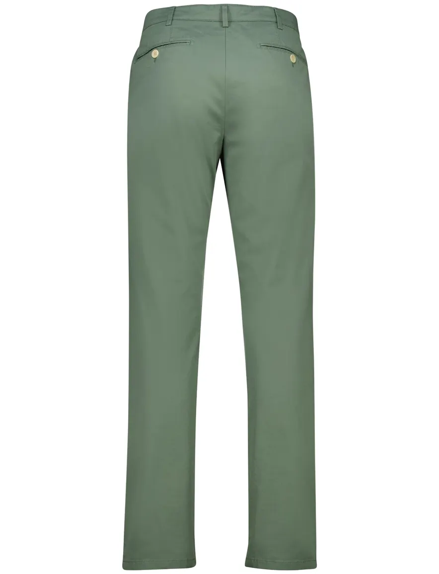 Meyer Active Bonn pantalon effen groen normale fit