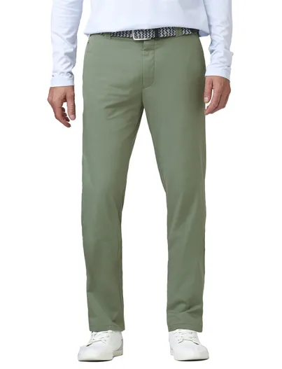Meyer Meyer Active Bonn pantalon effen groen normale fit