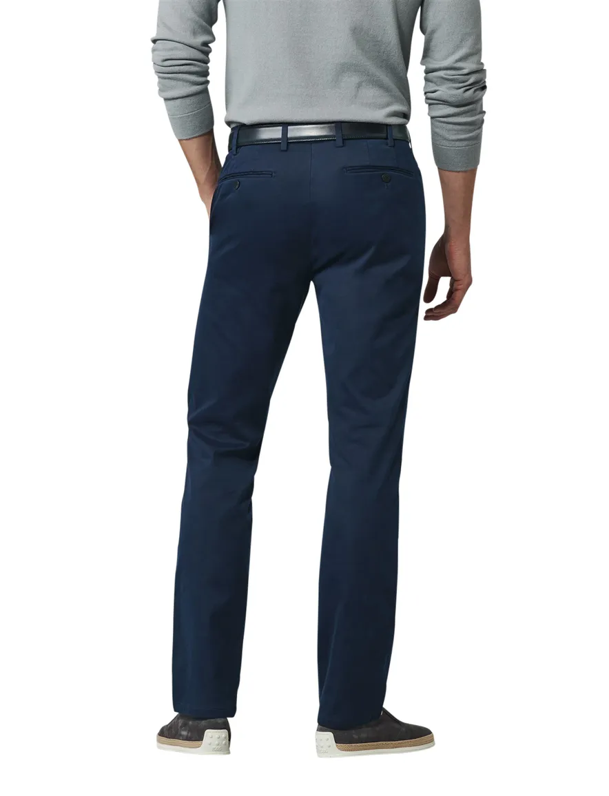 katoenen broek donkerblauw Meyer Bonn