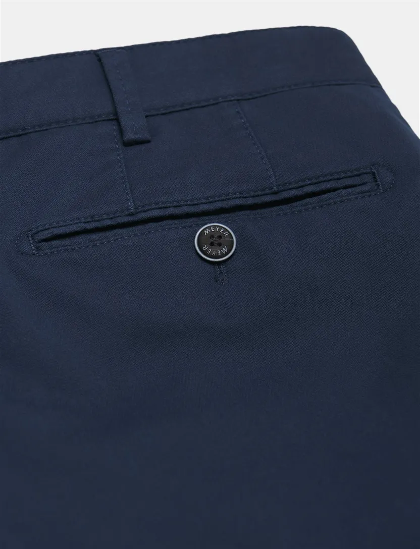 katoenen broek Meyer Bonn donkerblauw