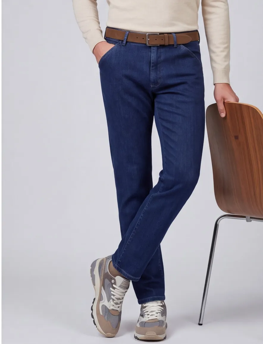 Meyer Chicago jeans donkerblauw