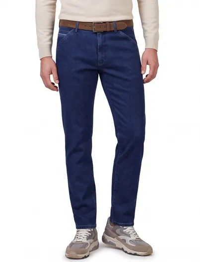 Meyer Meyer Chicago jeans donkerblauw effen