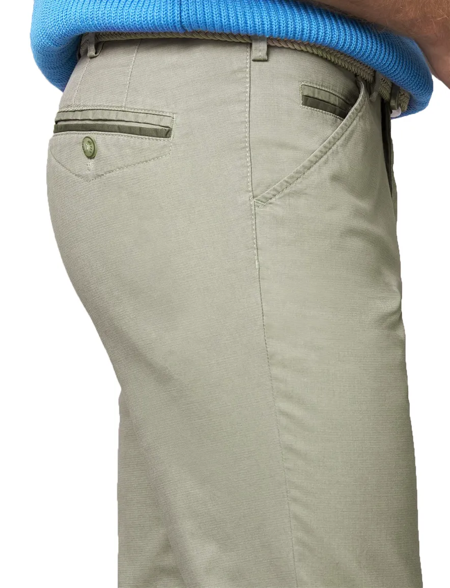 Meyer Chicago katoenen broek groen