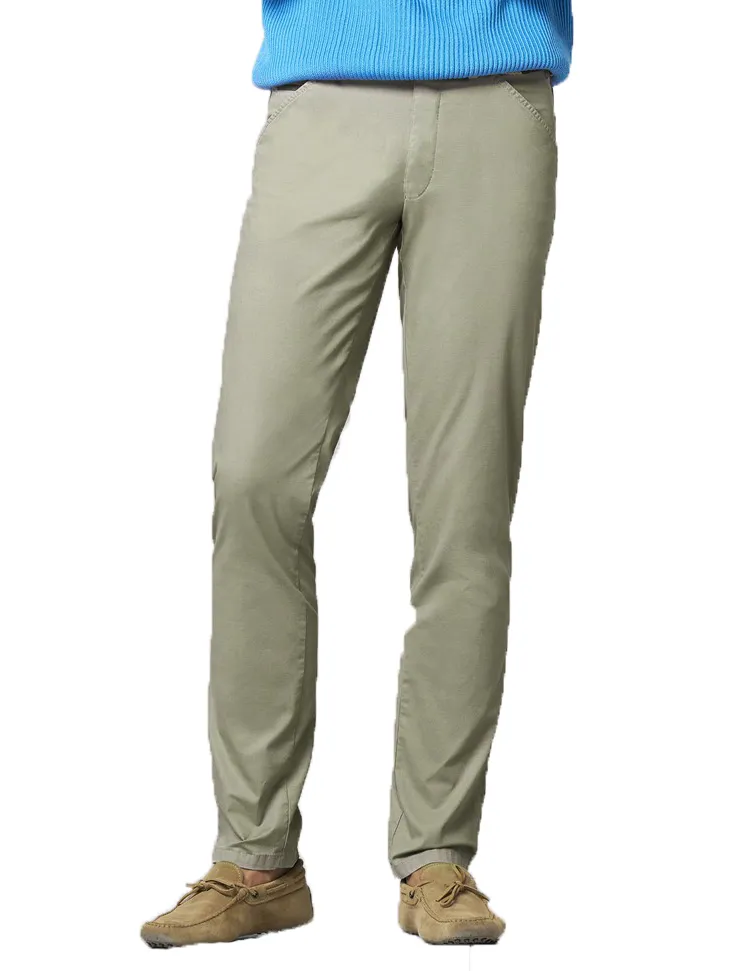 Meyer Chicago katoenen broek groen