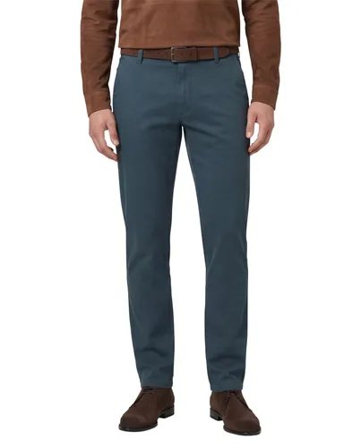 Meyer Meyer Chicago katoenen broek blauw wit