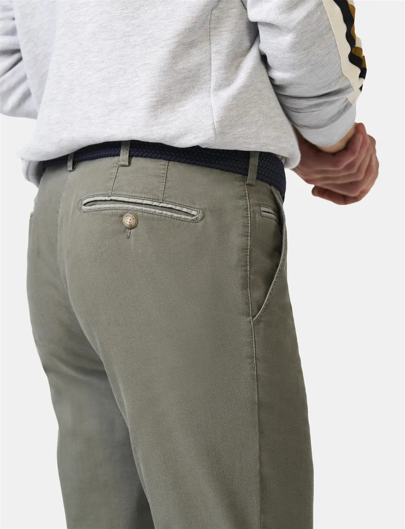 katoenen broek Meyer Bonn groen