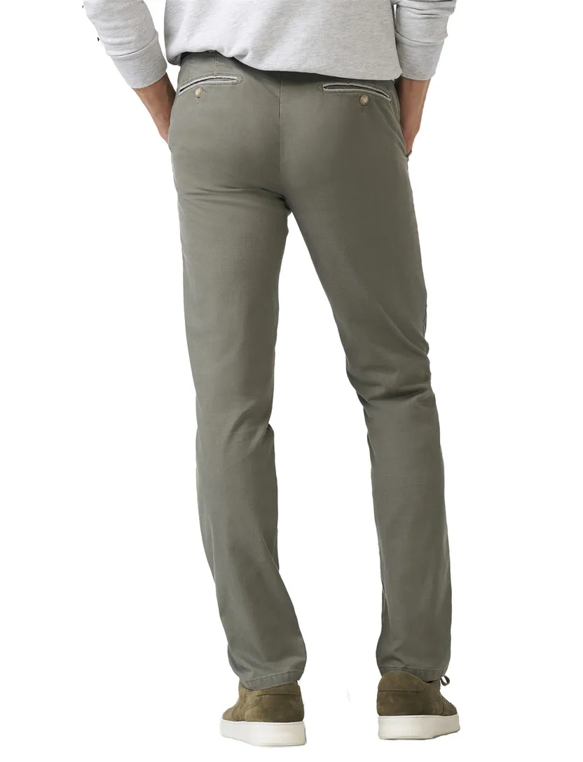 katoenen broek Meyer Bonn groen