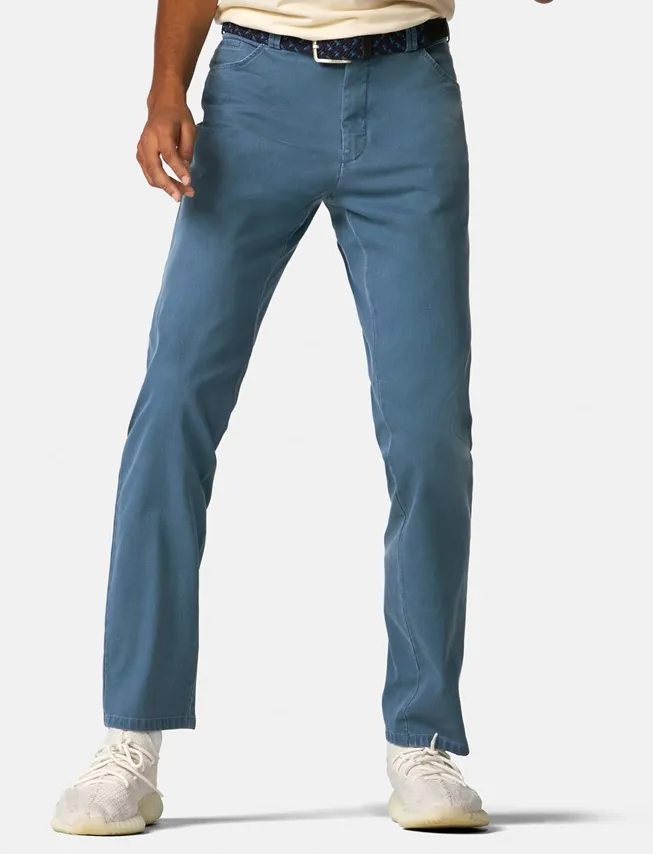 katoenen broek blauw Meyer Dublin