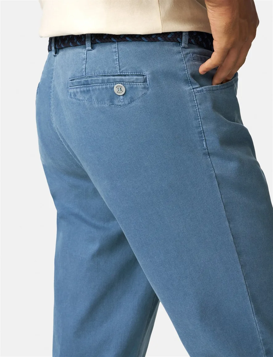 katoenen broek blauw Meyer Dublin