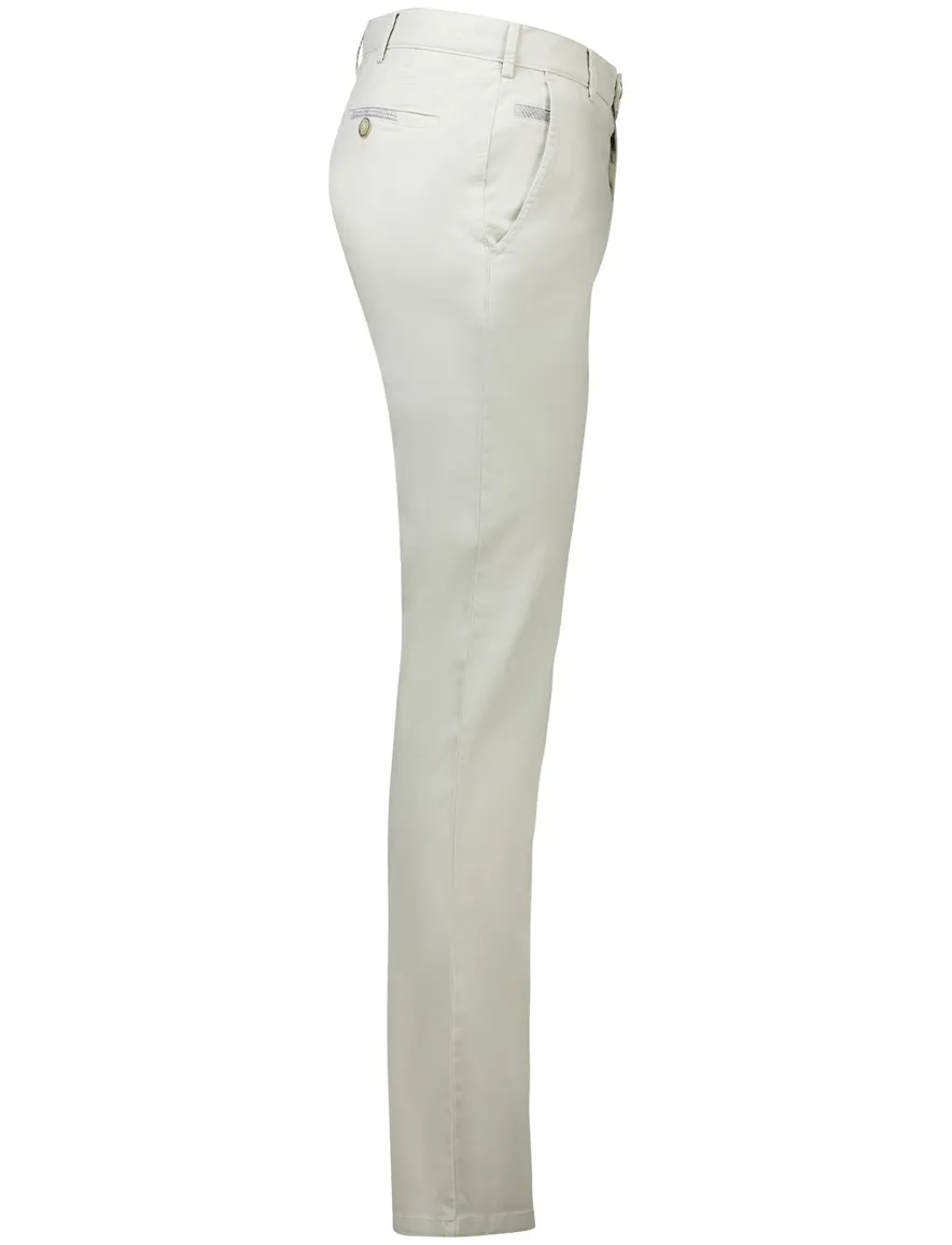 Meyer Pantalon katoen beige flatfront