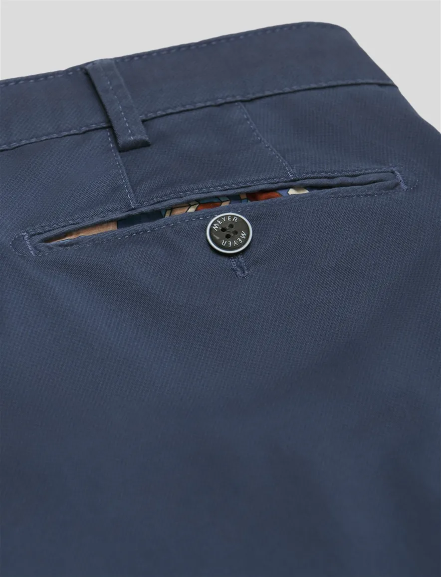 Meyer Pantalon katoen blauw modern fit