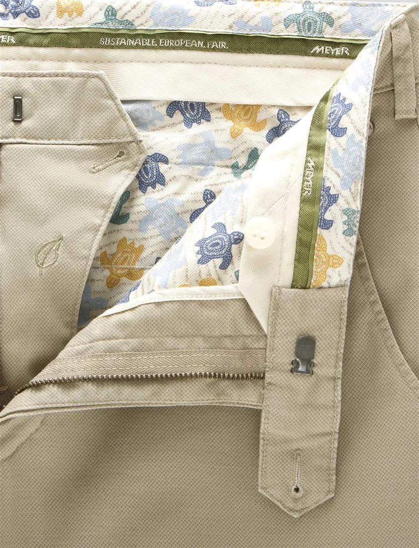 katoenen broek Meyer Bonn beige
