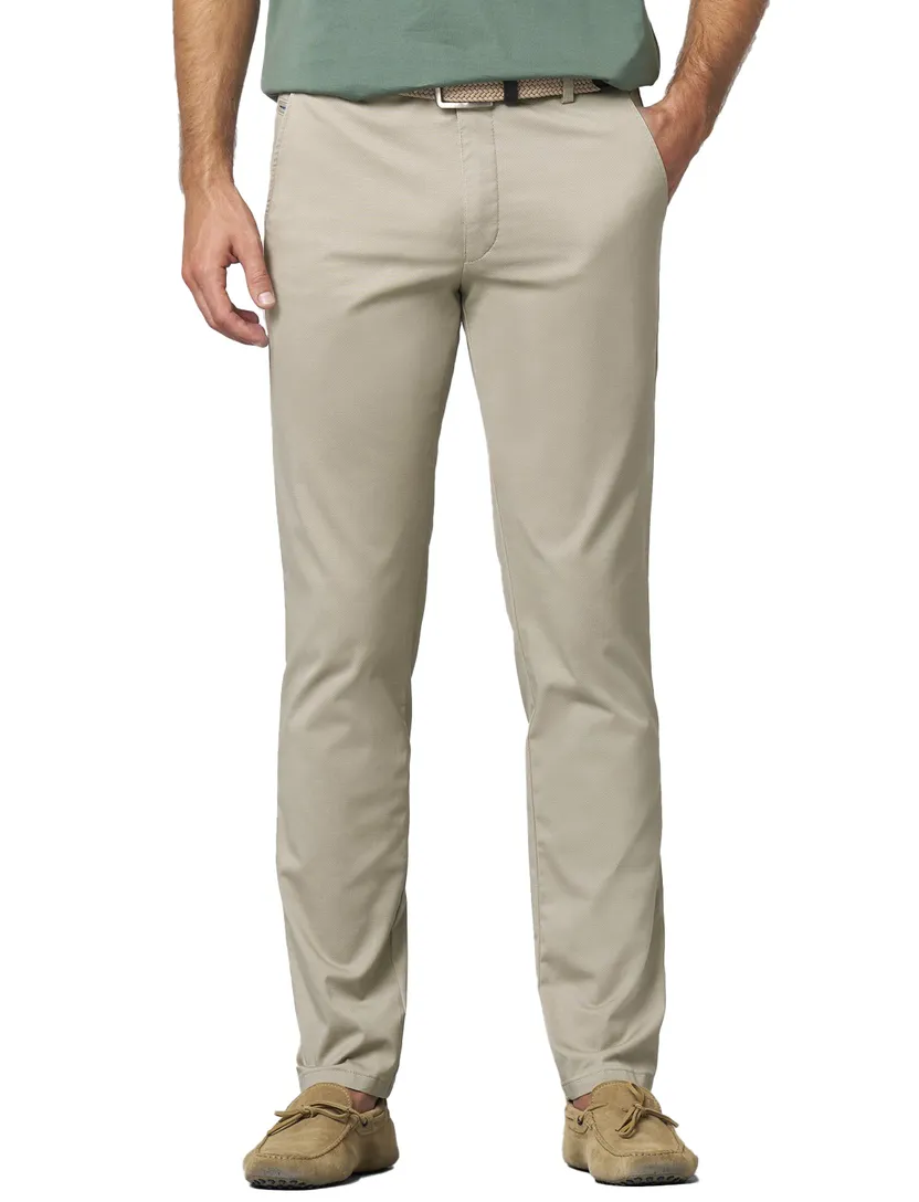 katoenen broek Meyer Bonn beige