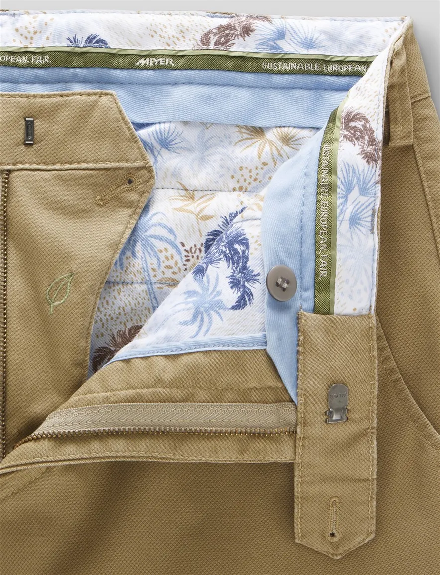 Meyer Bonn katoenen broek camel
