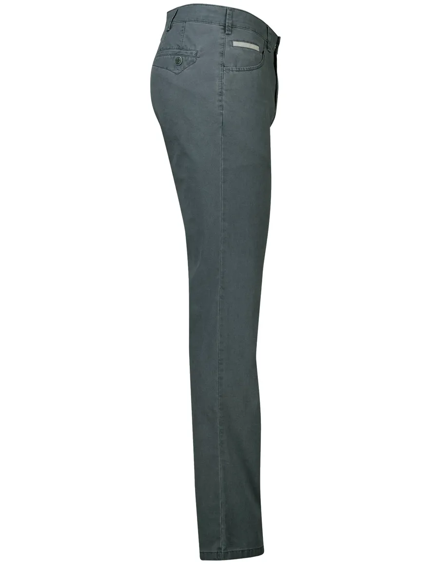 Meyer Dublin Pantalon katoen blauw 5-pocket