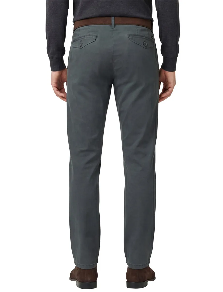 Meyer Dublin Pantalon katoen blauw 5-pocket