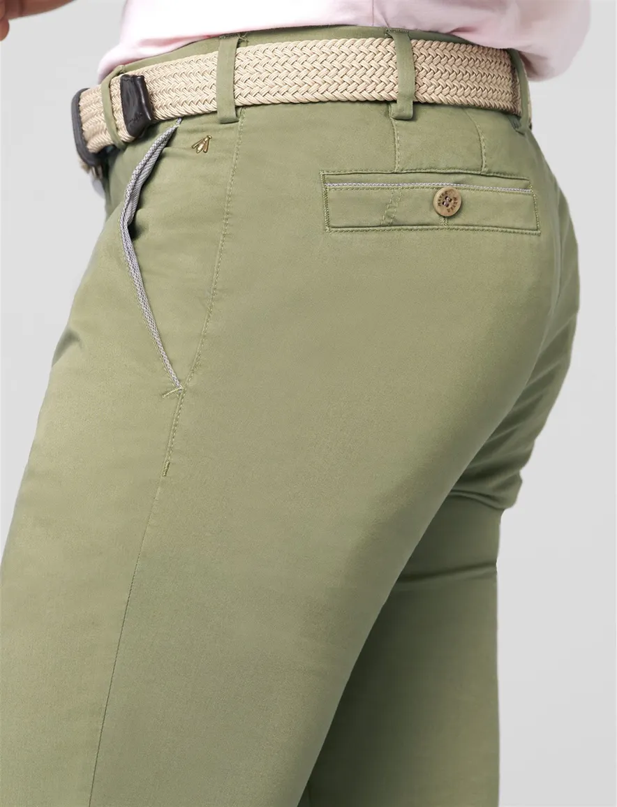 Meyer New York katoenen broek groen