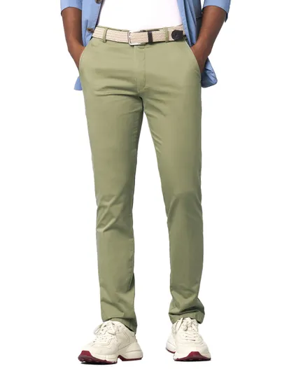 Meyer Meyer New York katoenen broek groen