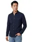 donkerblauw Profuomo western overshirt