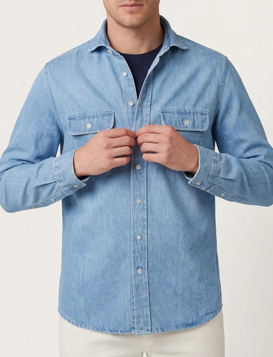 Overshirt blauw Profuomo
