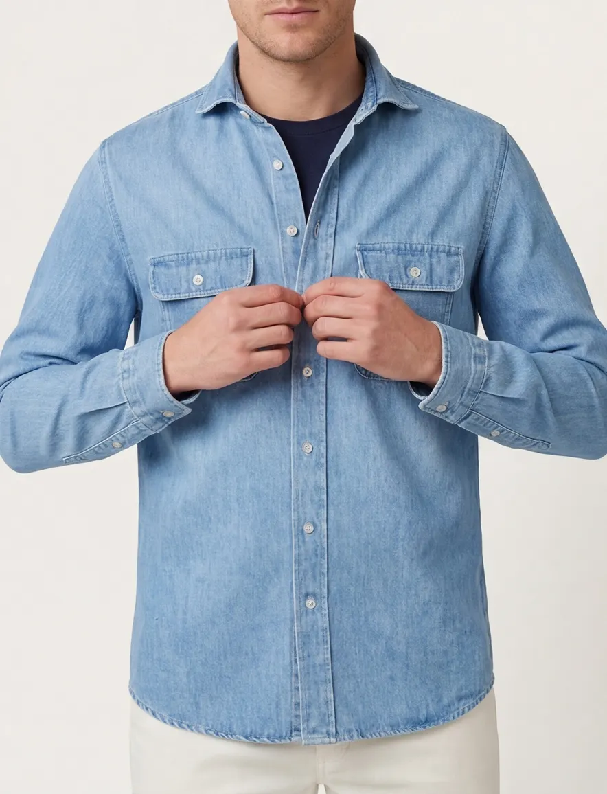 Overshirt blauw Profuomo