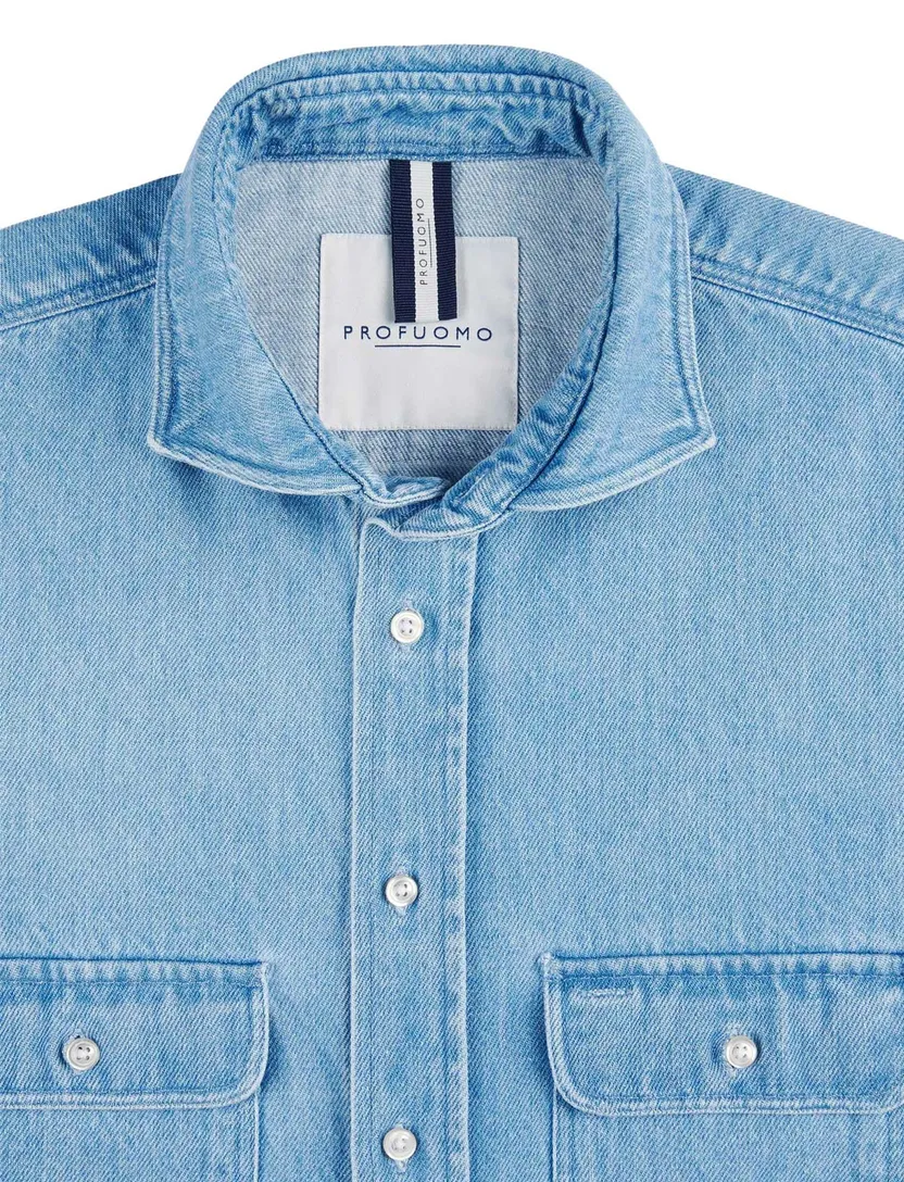 denum Profuomo casual overshirt