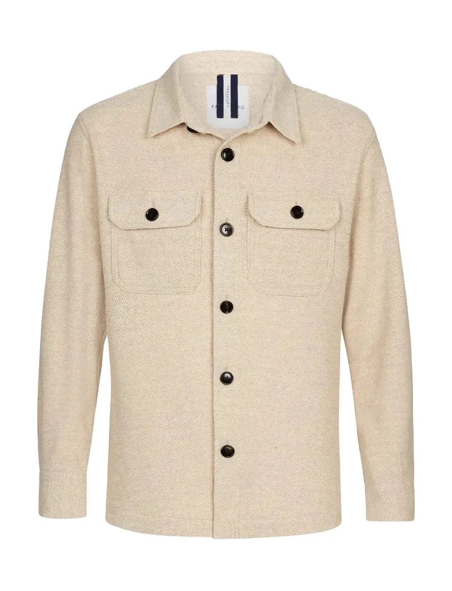 Overshirt beige Profuomo
