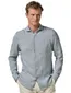 Profuomo overhemd blauw linnen