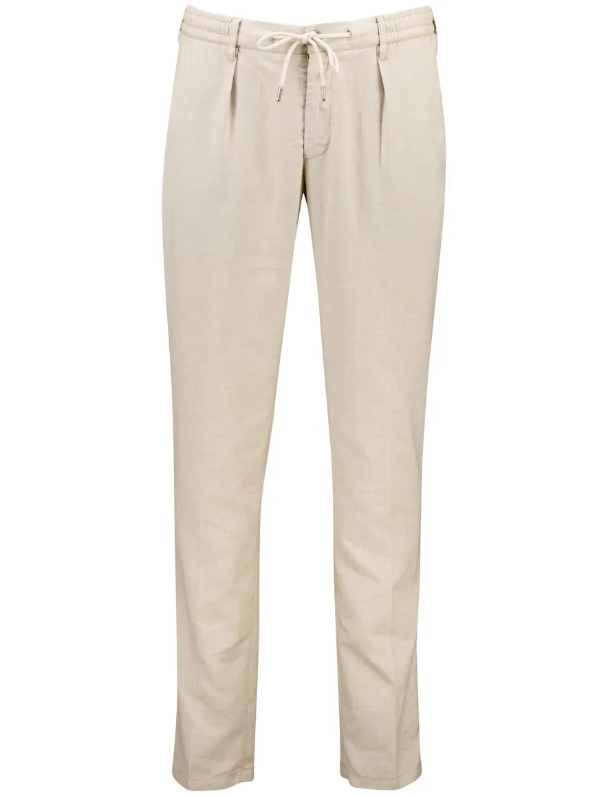 Profuomo pantalon chino beige relaxed fit