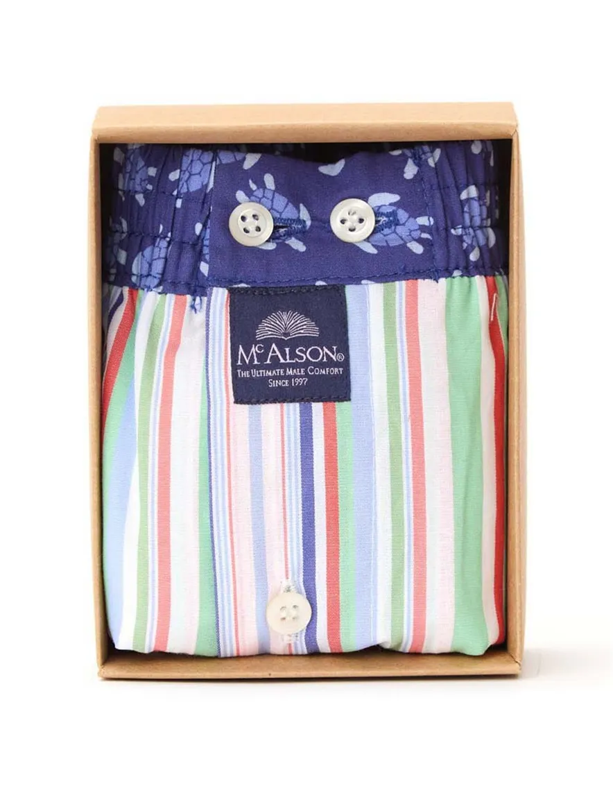Mc Alson boxershort gestreept multicolor