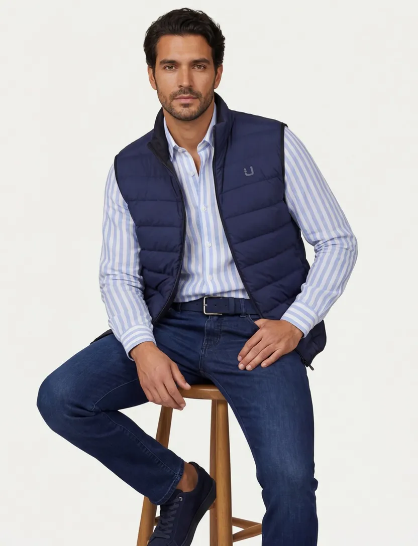 bodywarmer UBR donkerblauw