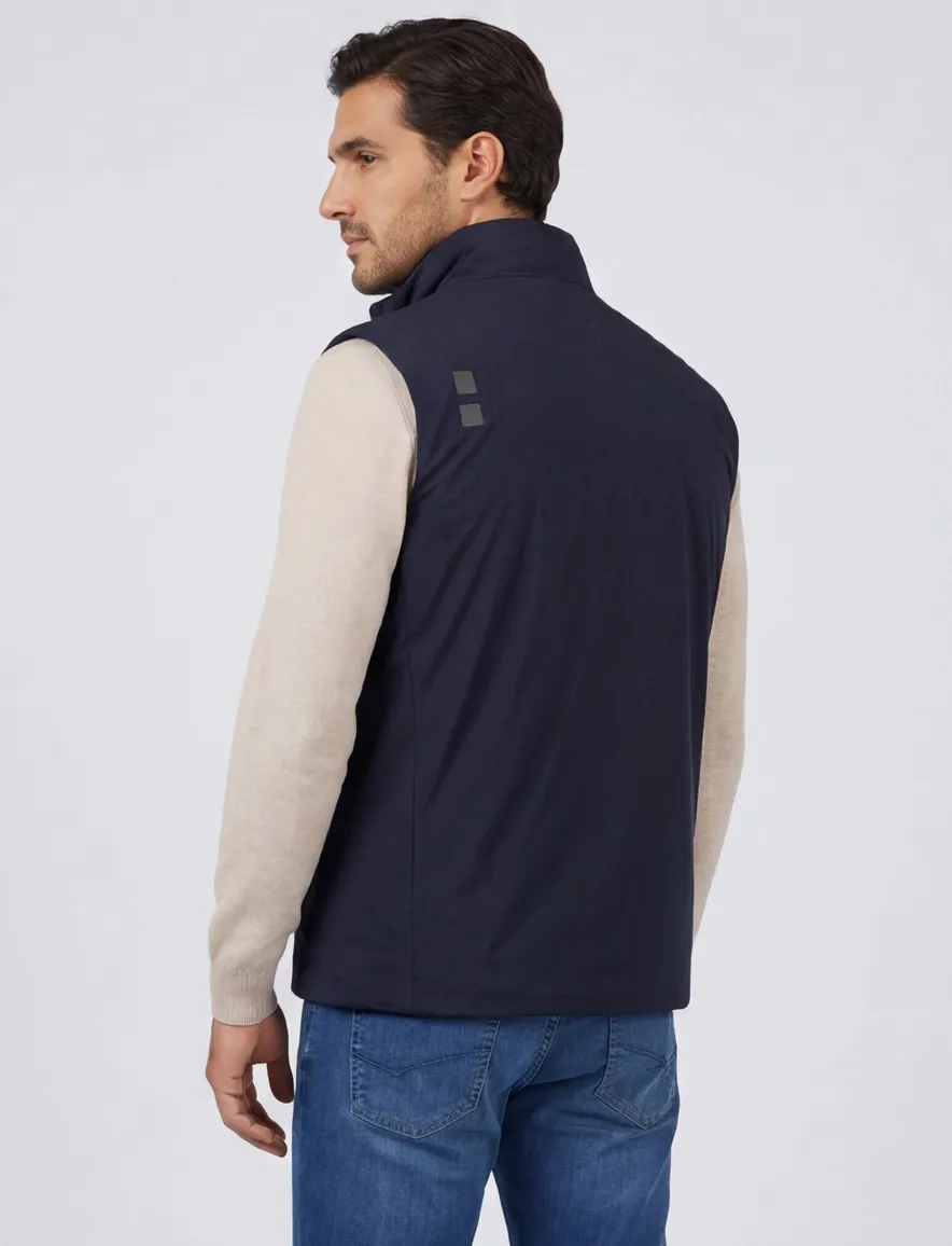UBR bodywarmer effen donkerblauw normale fit
