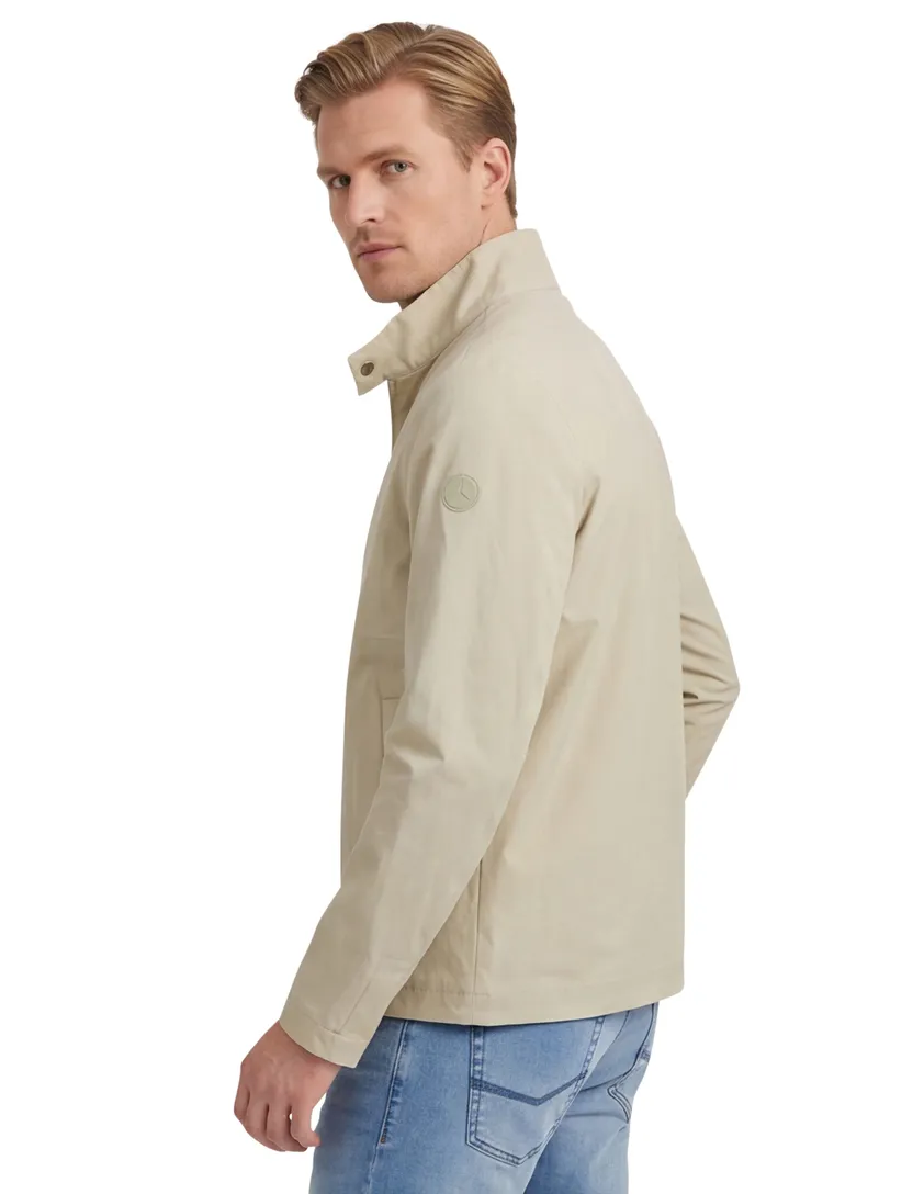 People of Shibuya Tohuku zomerjas beige effen