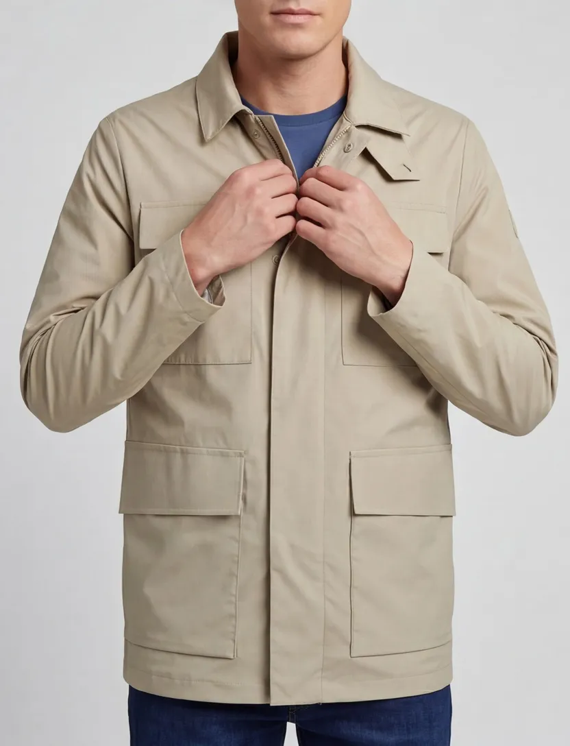 People of Shibuya zomerjas KASUGA beige